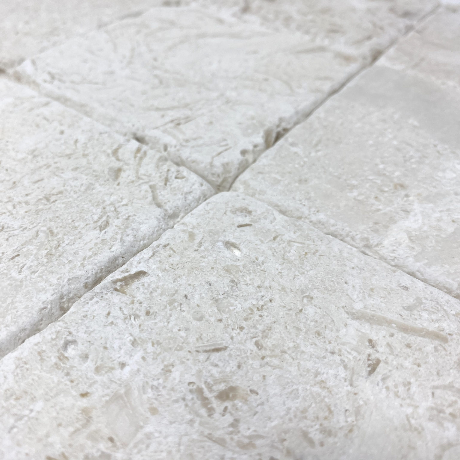 Fossil Stone 4x4 Tumbled Tile Patara Stone