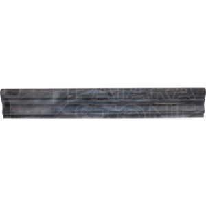 Wooden Gray Honed Chair Rail 2x12 Patara Stone Wooden Gray Honed Chair Rail 2x12, Gray Travertine Chair Rail